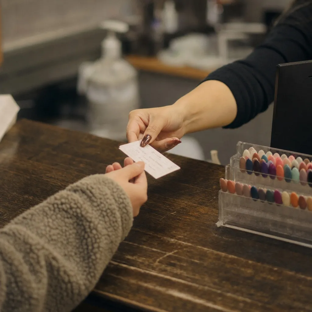 Last-minute rebooking — Clara handles this for nail salons