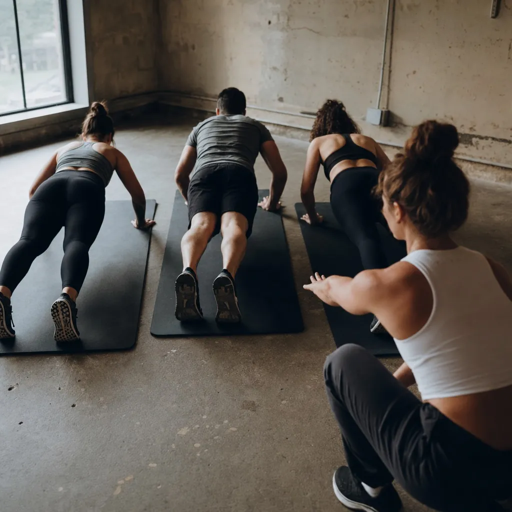 Group training — Clara handles this for personal trainers