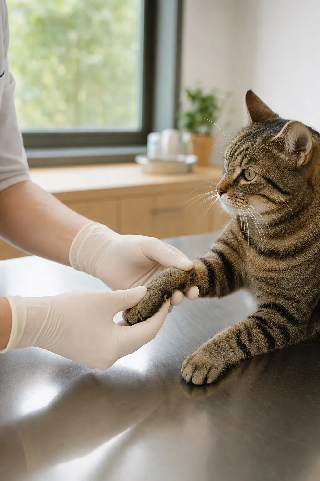 Veterinarians at work