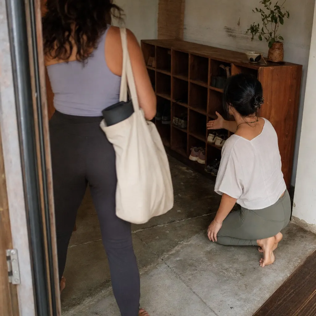 New student intros — Clara handles this for yoga studios