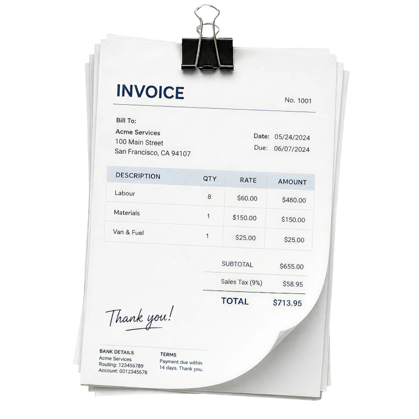 Invoice generator